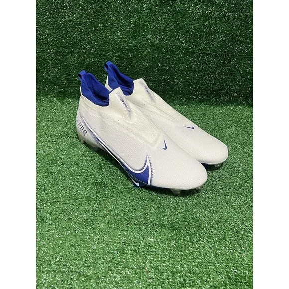 Nike Vapor Edge 360 Elite Football Cleats White Blue CV6282-107 Men’s Size 13.5 - Picture 5 of 9